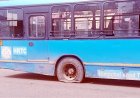 धमाके के साथ फटा HRTC बस का टायर, यात्रियों में मची चीख-पुकार