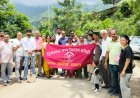 हिमाचल प्रदेश ज्ञान विज्ञान समिति की सोलन शाखा ने न्यू कैथेड में किया पौधरोपण अभियान