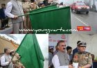 मुख्यमंत्री ने 46 अग्निशमन वाहनों को दिखाई हरी झंडी