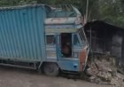 नवोदय स्कूल के पास तीखे मोड़ पर बेकाबू ट्रक खोखे में घुसा, सीसीटीवी में कैद हुई पूरी घटना