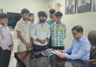 गोरक्षनाथ संस्कृत महाविद्यालय नाहन के छात्रावास की समस्याओं को लेकर सांसद से मिले विद्यार्थी परिषद के कार्यकर्ता