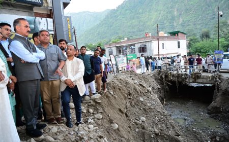 ठाकुर सुखविन्द्र सिंह सुक्खू ने चंबा के आपदा प्रभावित क्षेत्रों का किया दौरा