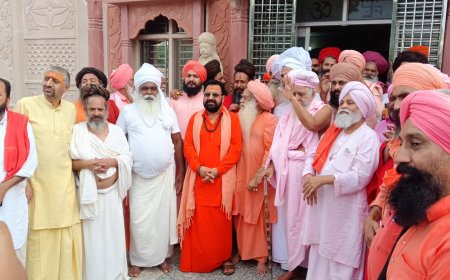 अखाड़ा किसी एक का नहीं , पूरे देश का है , भ्रम फैलाकर संत समाज को बांटने का किया जा रहा प्रयास : श्रीमहंत भक्त रामदास