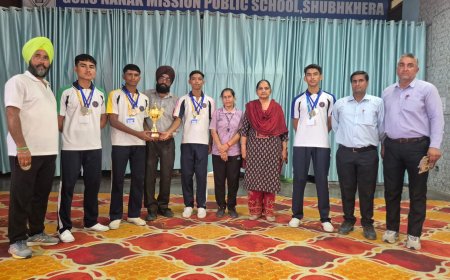 सीबीएसई क्लस्टर-16 एथलेटिक्स में गुरु नानक मिशन पब्लिक स्कूल का शानदार प्रदर्शन , ओवरऑल रहा उपविजेता