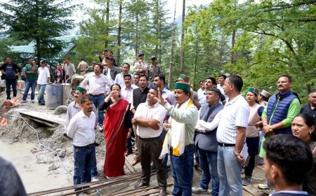 राजस्व मंत्री ने निचार क्षेत्र का किया दौरा, एकलव्य आवासीय विद्यालय में कन्या छात्रावास का किया लोकार्पण