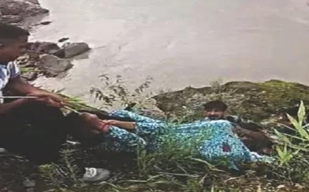 सेल्फी लेते समय ढ़ाक से गिरी लड़की, झाड़ियों में फंसी
