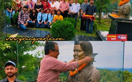 राजकीय स्नातकोत्तर महाविद्यालय नाहन में  श्रद्धापूर्वक मनाई गई डॉ. वाई.एस. परमार की जयंती