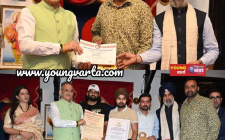 राज्यपाल कविंद्र गुप्ता ने ड्रॉप्स ऑफ होप सोसायटी को किया सम्मानित