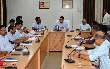 ज़िला स्तरीय स्वतंत्रता दिवस समारोह के आयोजन की तैयारियों के संबंध में बैठक आयोजित