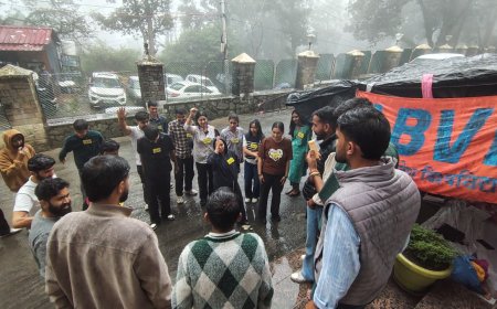 HPU में फीस बढ़ोतरी के खिलाफ ABVP का आंदोलन तेज, चौथे दिन भी क्रमिक अनशन जारी