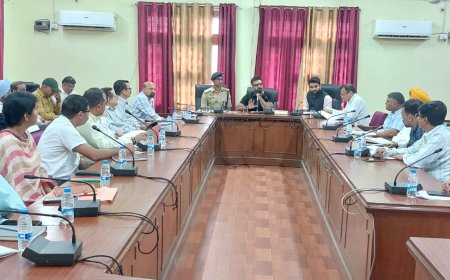 उपायुक्त ने स्वतंत्रता दिवस समारोह की तैयारियों की समीक्षा, विभागों को सौंपे दायित्व