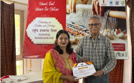 शोल्टू में चर्खा स्वयं सहायता समूह द्वारा 12वें राष्ट्रीय हथकरघा दिवस का आयोजन, किन्नौरी लिंगचेष् को मिला GI टैग