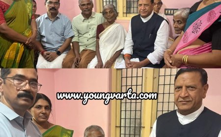 डॉ. बिन्दल ने संगठन महामंत्री सिद्धार्थन जी के पिता श्री नारायणन के निधन पर केरल के पालघाट पहुंचकर शोक व्यक्त किया