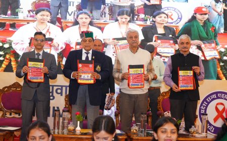 नशे और एचआईवी के खिलाफ युवा अपनी सहभागिता करें सुनिश्चित - डॉ धनी राम शांडिल