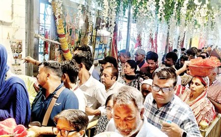 कंजक पूजन से श्रावण अष्टमी मेलों का आगाज, पहले दिन 79 हजार श्रद्धालु नतमस्तक, सुरक्षा के पुख्ता इंतजाम
