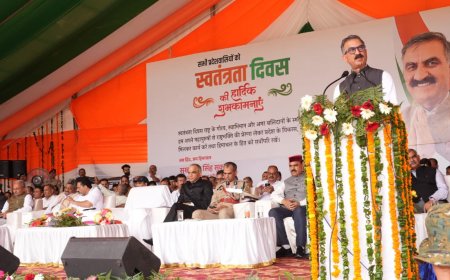 बड़सर में मुख्यमंत्री सुक्खू की बड़ी घोषणाएं, कर्मचारियों-पेंशनर्स को एरियर का तोहफा; जल शक्ति विभाग में भरेंगे 4000 पद
