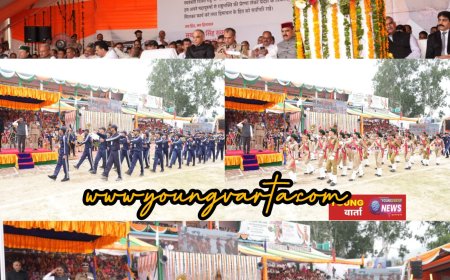मुख्यमंत्री ने राज्य स्तरीय स्वतंत्रता दिवस के अवसर पर बड़सर में राष्ट्रीय ध्वज फहराया, परेड की सलामी ली