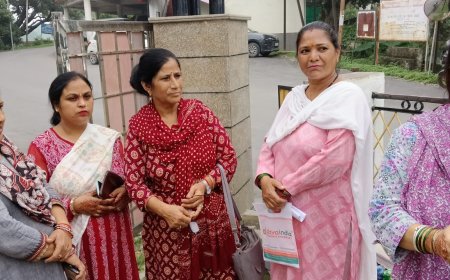 शीतला माता मंदिर परिसर में रेलिंग लगाने की मांग, मंदिर के समीप टैक्सी पार्किंग हटाने की भी लगाई गुहार