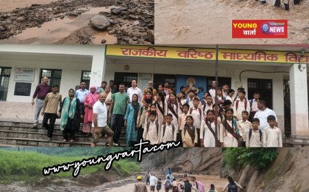नाहन के मातर में स्कूल में घंटों फंसे रहे 64 स्कूली छात्र और स्टाफ, देर शाम तक सभी का सफल रेस्क्यू