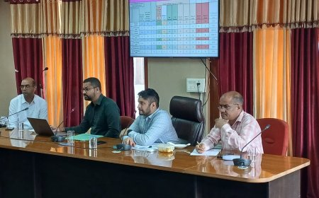 उपायुक्त ने की राजस्व अधिकारियों की बैठक की अध्यक्षता, लंबित मामलों के समयबद्ध निपटारे के दिए निर्देश