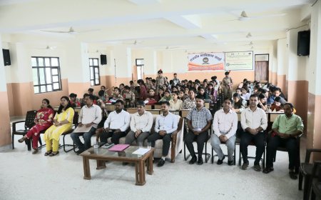 प्री-ग्रामीण उष्मायन केंद्र, राजकीय महाविद्यालय सराहां में जिला स्तरीय सेंसिटाइजेशन कार्यशाला आयोजित