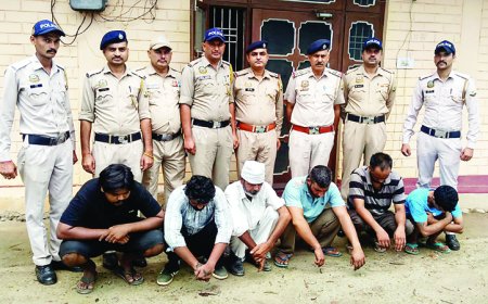 बिलासपुर पुलिस ने 175.5 ग्राम चिट्टे के साथ छह दबोचे
