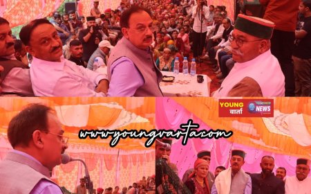 शिलाई विधानसभा क्षेत्र में विकास कार्यों को मिल रही गति - हर्षवर्धन चौहान