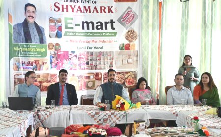 श्यामार्क ब्रांड से हिमाचल के ग्रामीण उत्पादों को मिलेगी राष्ट्रीय पहचान - विक्रमादित्य सिंह