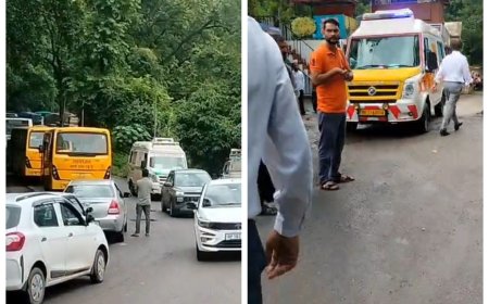 नाहन में बेलगाम ट्रालों से फिर लगा भारी जाम, एंबुलेंस और स्कूल बसें भी फंसीं