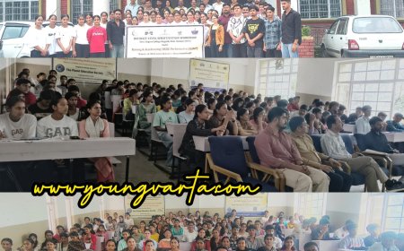 प्री-ग्रामीण इन्क्यूबेशन केंद्र, राजकीय महाविद्यालय राजगढ़ में द्वितीय जिला स्तरीय सेंसिटाइजेशन कार्यशाला आयोजित