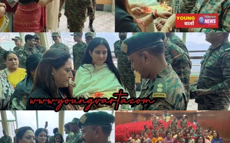 सीमाओं की रक्षा करने वाले सैनिक हमारे परिवार का हिस्सा,  फौजी भाइयों की कलाई पर महिला मोर्चा ने बांधी राखी  : डेजी ठाकुर