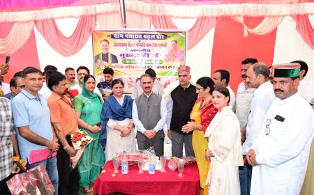 मुख्यमंत्री ने देहरा में 46 करोड़ रुपये की लागत की प्रदेश की पहली ओजोन आधारित पेयजल परियोजना की घोषणा की