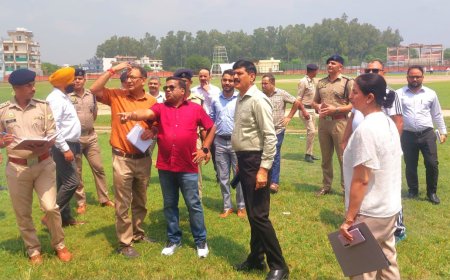 पुलिस महानिरीक्षक विमल गुप्ता ने एंटी चिट्टा वॉकथॉन की तैयारियों का लिया जायजा