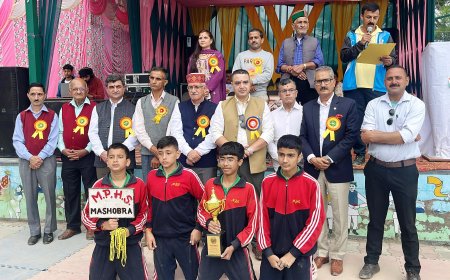 दुर्गापुर में अंडर-14 जोनल खेलकूद प्रतियोगिताएं सम्पन, मशोबरा विद्यालय को मिला ऑल राउंड बेस्ट स्कूल का खिताब