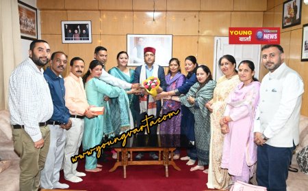 सोलन नगर निगम की नवनिर्वाचित मेयर, डिप्टी मेयर और भाजपा पार्षदों ने जयराम ठाकुर से की शिष्टाचार भेंट