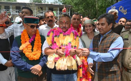 थाना संपर्क मार्ग के उन्नयन कार्य का शिक्षा मंत्री रोहित ठाकुर ने किया भूमि पूजन