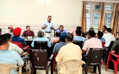 भाजपा पांवटा मंडल की विशेष बैठक में संगठन को मजबूत करने का संकल्प