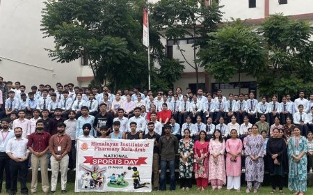 हिमालयन कॉलेज में राष्ट्रीय खेल दिवस का उत्साहपूर्ण आयोजन