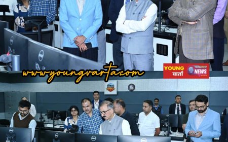मुख्यमंत्री ने एकीकृत कमांड एवं नियंत्रण केन्द्र व राज्य आपातकालीन संचालन केन्द्र का औचक निरीक्षण किया
