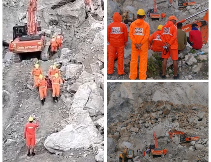 लाइमस्टोन खदान हादसा : NDRF के दिनभर चले रेस्क्यू ऑपरेशन के बाद तीनों शव बरामद , DGMS की टीम करेगी घटनास्थल का निरीक्षण