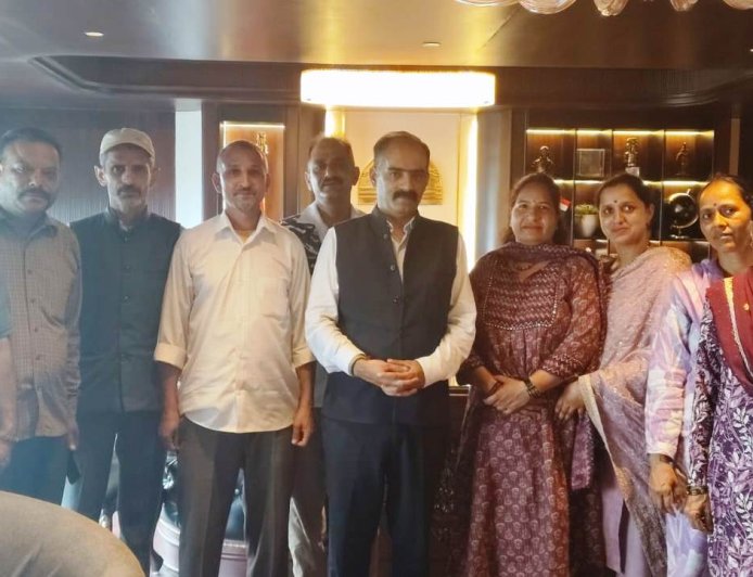 ग्रामीण विकास मंत्री से जुन्गा पंचायत के प्रतिनिधिमंडल ने की शिष्टाचार भेंट