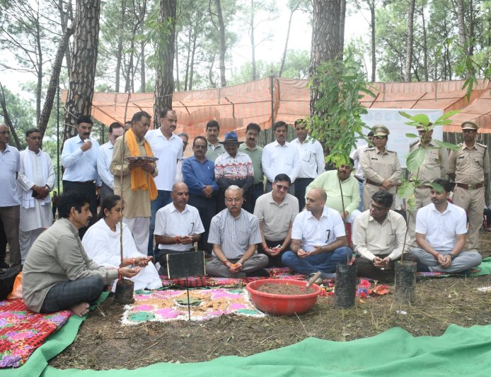 उखली में मनाया गया 77वां वन महोत्सव, सुनील शर्मा बिट्टू ने किया पौधारोपण