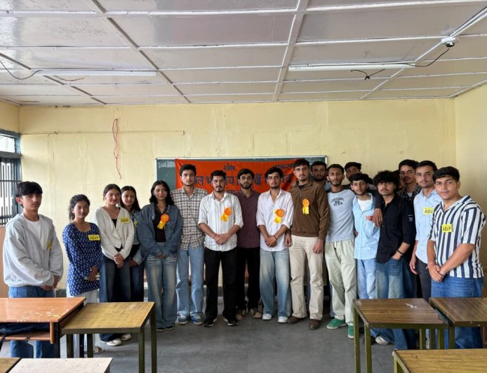 कोटशेरा महाविद्यालय शिमला में ABVP की नवीन कार्यकारिणी का गठन