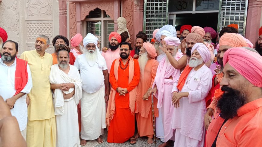 अखाड़ा किसी एक का नहीं , पूरे देश का है , भ्रम फैलाकर संत समाज को बांटने का किया जा रहा प्रयास : श्रीमहंत भक्त रामदास