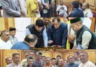सिविल अस्पताल हरिपुरधार के नोटिफिकेशन के बाद धन्यवाद के लिए सीएम सुक्खू से प्रदेश अध्यक्ष विनय कुमार के नेतृत्व में मिला प्रतिनिधिमंडल