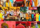 ऐतिहासिक वामन मेले में विधायक अजय सोलंकी ने निभाई परंपरा, श्री नृसिंह महाराज की पालकी को दिया पहला कंधा