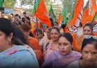 हिमाचल में सरकार के खिलाफ सड़कों पर भाजपा, भाजपा अध्यक्ष राजीव बिंदल और राज्यसभा सांसद सिकंदर कुमार रहे मौजूद