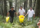 पर्यटक स्थल चायल में प्रथम सशस्त्र वाहिनी जुन्गा ने चलाया स्वच्छता अभियान