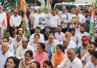 एसआइआर के विरोध में नाहन में कांग्रेस का प्रदर्शन, DC कार्यालय के बाहर मुख्य चुनाव आयुक्त का फूंका पुतला