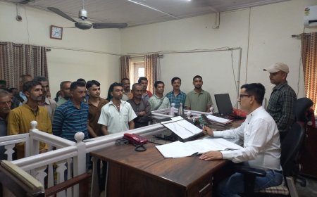 ददाहू तहसील कार्यालय में करीब 100 इंतकाल निपटाए, माह के अंतिम दो दिन इंतकाल के लिए निर्धारित